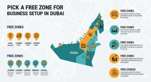 How to pick a free zone for business setup in Dubai?