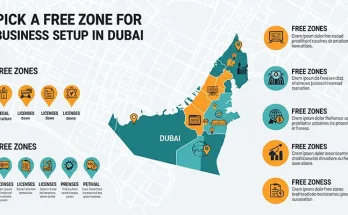 How to pick a free zone for business setup in Dubai?