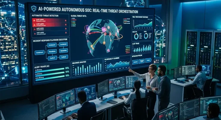 AI-Powered Autonomous SOC for Real-Time Threat Orchestration