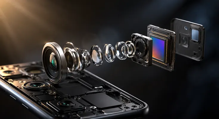 Demystifying Mobile Camera Sensors: The Evolution of Large-Format Optical Matrices